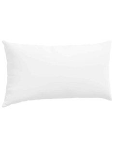 Cuscini da Divano 2 pcs Bianco 80 x 40 cm Tessuto
