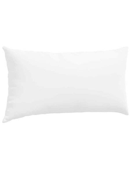 Cuscini da Divano 2 pcs Bianco 80 x 40 cm Tessuto