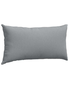 Cuscini da Divano 2 pcs Grigio chiaro 80 x 40 cm Tessuto