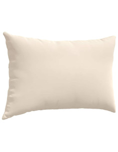 Cuscini da Divano 2 pcs Beige 60 x 40 cm Tessuto