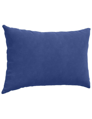 Cuscini da Divano 2 pcs Blu Polizia 60 x 40 cm Tessuto in Cords