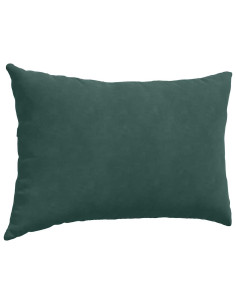 Cuscini da Divano 2 pcs Verde scuro 60 x 40 cm Tessuto in Cords