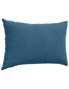 Cuscini da Divano 2 pcs Blu 60 x 40 cm Tessuto in Cords