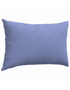 Cuscini da Divano 2 pcs Blu 60 x 40 cm Tessuto