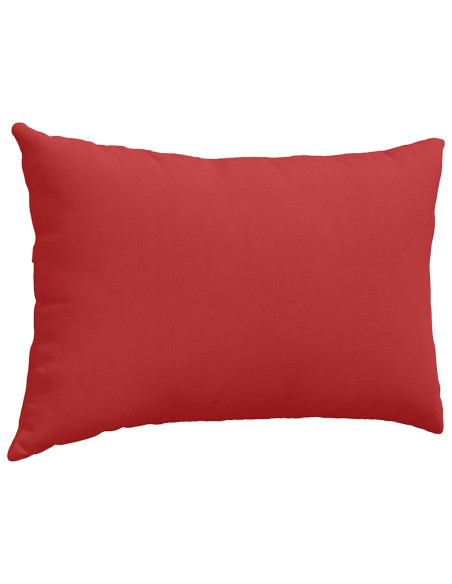 Cuscini da Divano 2 pcs Rosso 60 x 40 cm Tessuto