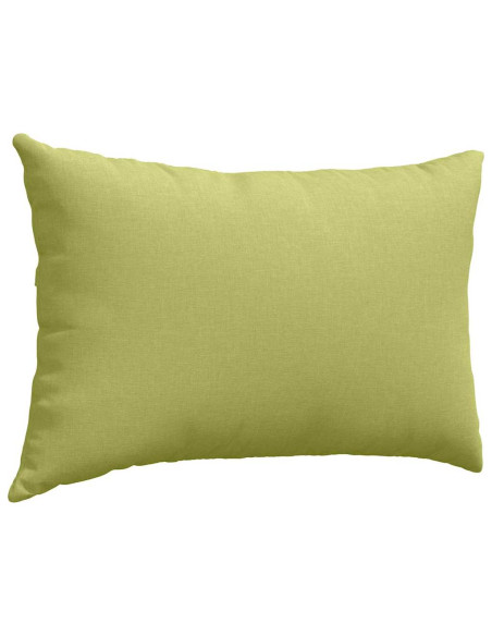 Cuscini da Divano 2 pcs Verde chiaro 60 x 40 cm Tessuto