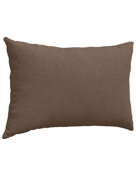 Cuscini da Divano 2 pcs Marrone 60 x 40 cm Tessuto
