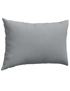 Cuscini da Divano 2 pcs Grigio chiaro 60 x 40 cm Tessuto