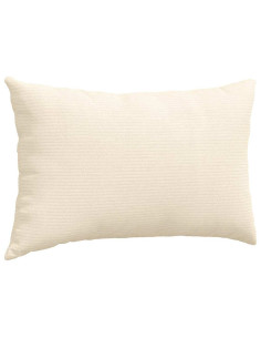 Cuscini da Divano 2 pcs Crema 50 x 30 cm Tessuto in Cords