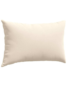 Cuscini da Divano 2 pcs Beige 50 x 30 cm Tessuto