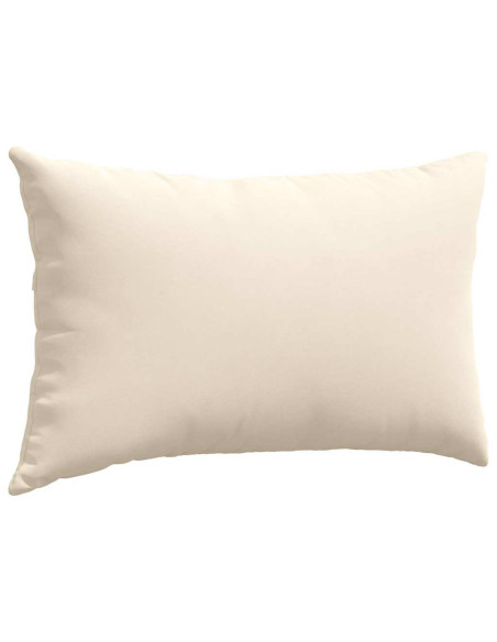Cuscini da Divano 2 pcs Beige 50 x 30 cm Tessuto