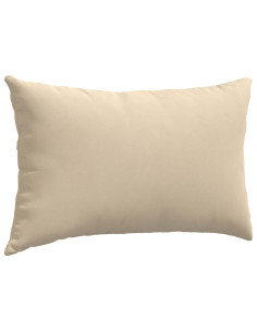 Cuscini da Divano 2 pcs Crema 50 x 30 cm Tessuto