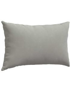 Cuscini da Divano 2 pcs Grigio chiaro 50 x 30 cm Tessuto