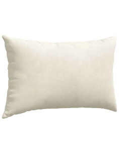 Cuscini da Divano 2 pcs Crema 50 x 30 cm Tessuto in Cords