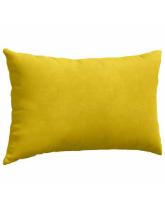 Cuscini da Divano 2 pcs Giallo 50 x 30 cm Tessuto in Cords