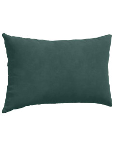 Cuscini da Divano 2 pcs Verde scuro 50 x 30 cm Tessuto in Cords