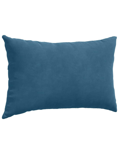 Cuscini da Divano 2 pcs Blu 50 x 30 cm Tessuto in Cords