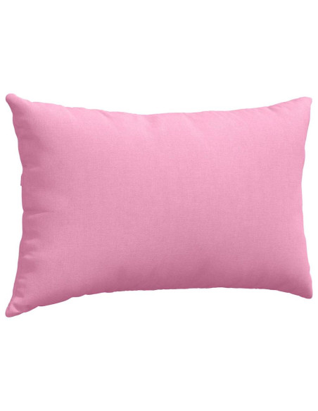 Cuscini da Divano 2 pcs Rosa 50 x 30 cm Tessuto