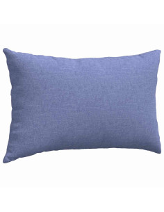 Cuscini da Divano 2 pcs Blu jeans 50 x 30 cm Tessuto