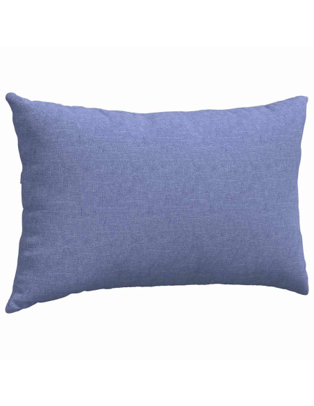 Cuscini da Divano 2 pcs Blu jeans 50 x 30 cm Tessuto