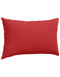 Cuscini da Divano 2 pcs Rosso 50 x 30 cm Tessuto