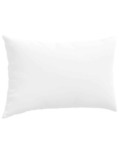 Cuscini da Divano 2 pcs Bianco 50 x 30 cm Tessuto