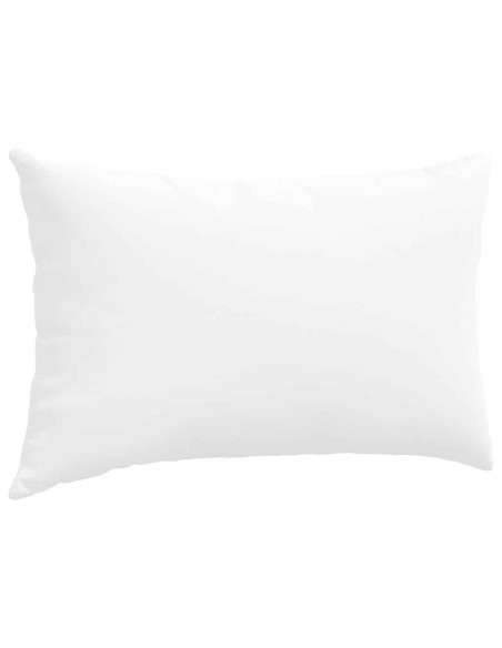 Cuscini da Divano 2 pcs Bianco 50 x 30 cm Tessuto