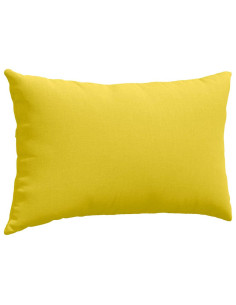 Cuscini da Divano 2 pcs Giallo Chiaro 50 x 30 cm Tessuto
