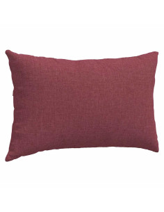 Cuscini da Divano 2 pcs Rosso Vino 50 x 30 cm Tessuto