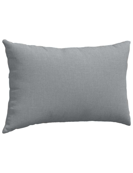 Cuscini da Divano 2 pcs Grigio chiaro 50 x 30 cm Tessuto
