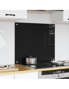 Rivestimento da Cucina Nero 70 x 60 x 0.8 cm vetro temperato