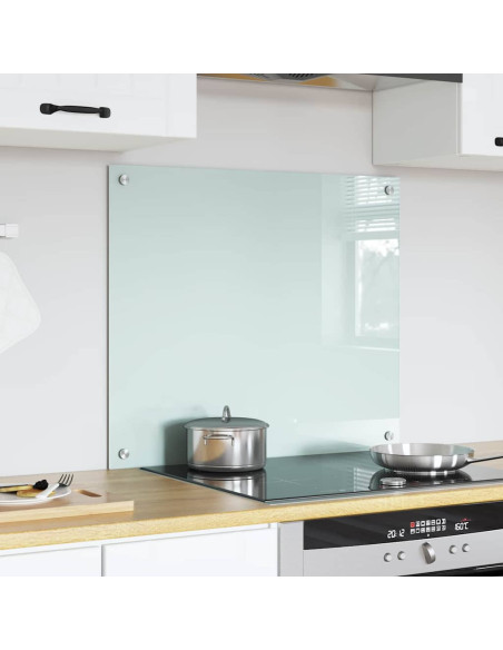 Rivestimento da Cucina Bianco 70 x 60 x 0.8 cm vetro temperato