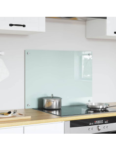 Rivestimento da Cucina Bianco 70 x 50 x 0.8 cm vetro temperato