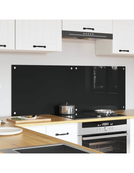 Rivestimento da Cucina Nero 70 x 50 cm vetro temperato