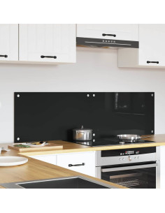 Rivestimento da Cucina Nero 70 x 40 cm vetro temperato