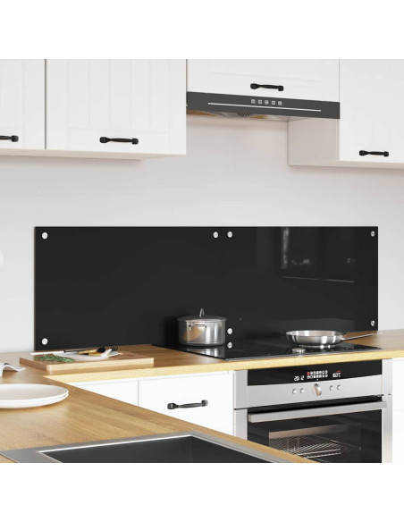 Rivestimento da Cucina Nero 70 x 40 cm vetro temperato