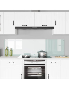 Rivestimento da Cucina Bianco 90 x 50 cm vetro temperato