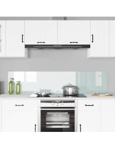 Rivestimento da Cucina Bianco 90 x 40 cm vetro temperato