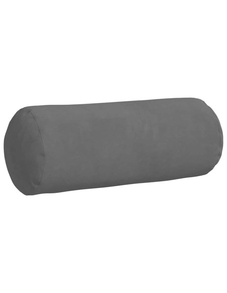 Cuscini a rullo 2 pcs Grigio scuro Ø 15 x 40 cm