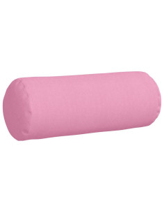 Cuscini a rullo 2 pcs Rosa Ø 25 x 70 cm Tessuto