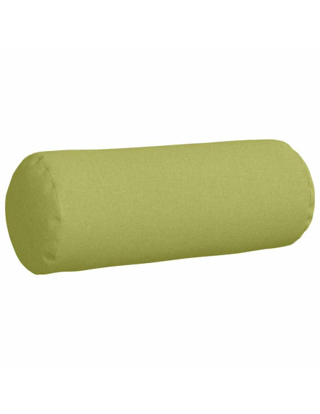 Cuscini a rullo 2 pcs Verde chiaro Ø 25 x 70 cm Tessuto