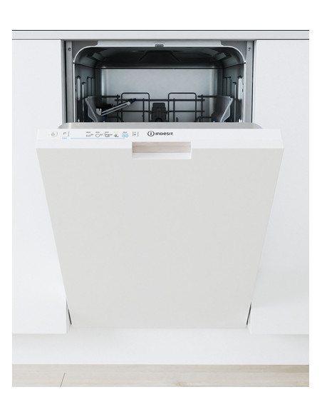 Indesit Lavastoviglie BI 45 cm classe E, 10 coperti, Push&Go, 46 dba
