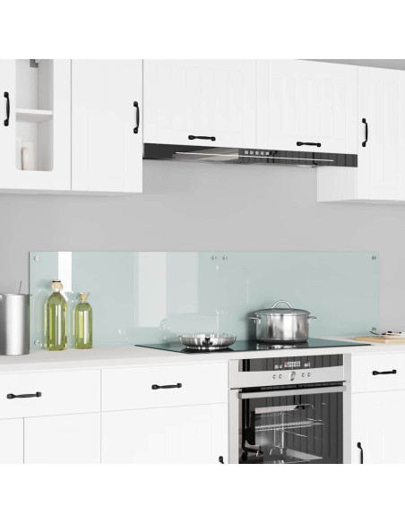Rivestimento da Cucina Bianco 90 x 40 cm vetro temperato
