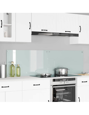 Rivestimento da Cucina Bianco 90 x 50 cm vetro temperato