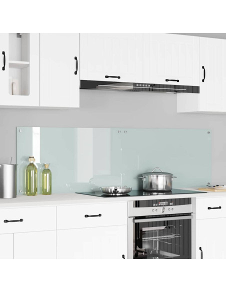 Rivestimento da Cucina Bianco 90 x 50 cm vetro temperato