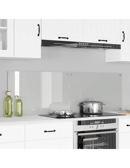 Rivestimento da Cucina Trasparente 80 x 50 cm vetro temperato