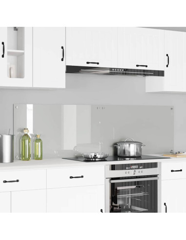 Rivestimento da Cucina Trasparente 90 x 50 cm vetro temperato