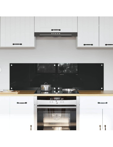 Rivestimento da Cucina Nero 70 x 40 cm vetro temperato