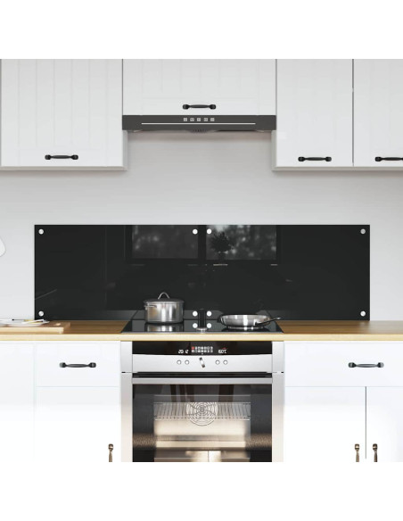 Rivestimento da Cucina Nero 70 x 40 cm vetro temperato