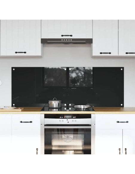 Rivestimento da Cucina Nero 70 x 50 cm vetro temperato